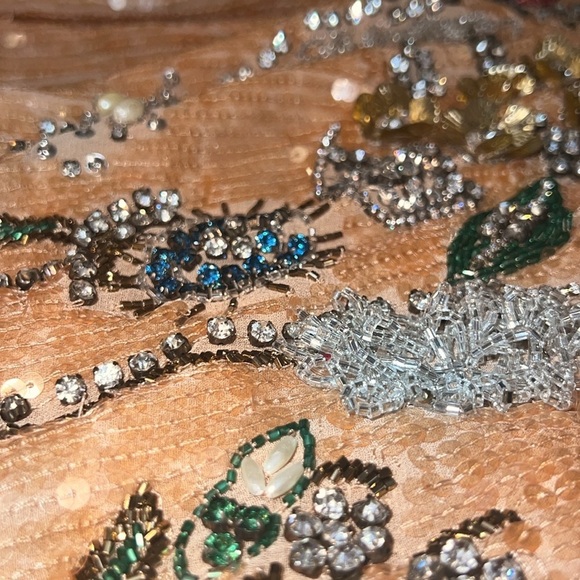 MAC DUGGAL 93546 NWT Embellished Wrap Over Bishop Sleeve Gown - Picture 8 of 11